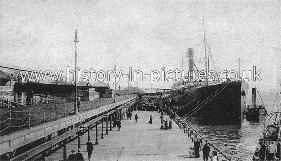Landing Stages, Liverpool. c.1908